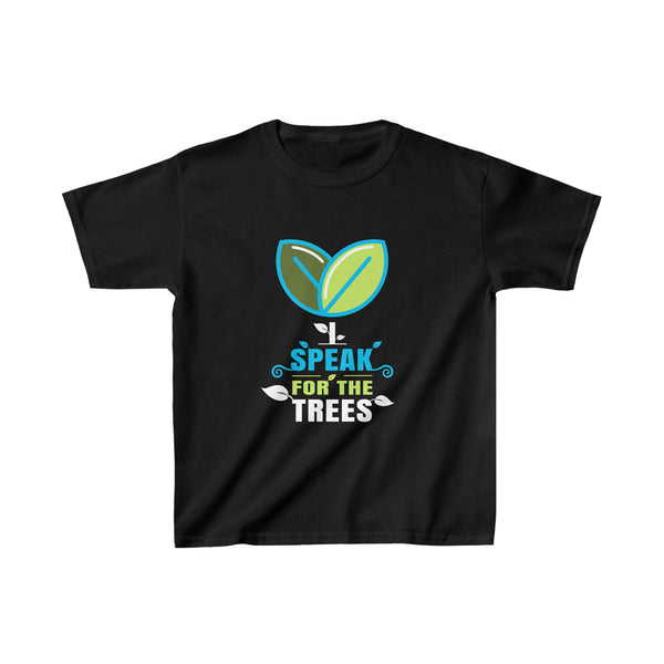 I Speak For Trees Planet Save Earth Day Graphic Girls Tshirts