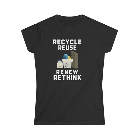 Earth Day Environment Logo Vintage Environmental Gift Environmental Symbol Womens Shirts