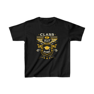 Class of 2027 Senior 2027 Graduation Vintage School Boys Shirt