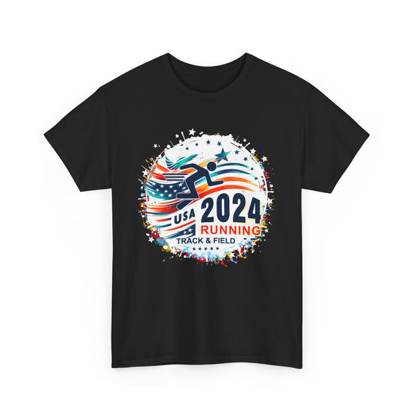 USA 2024 Games United States Track and Field USA 2024 USA Mens Shirt Plus Size Big and Tall