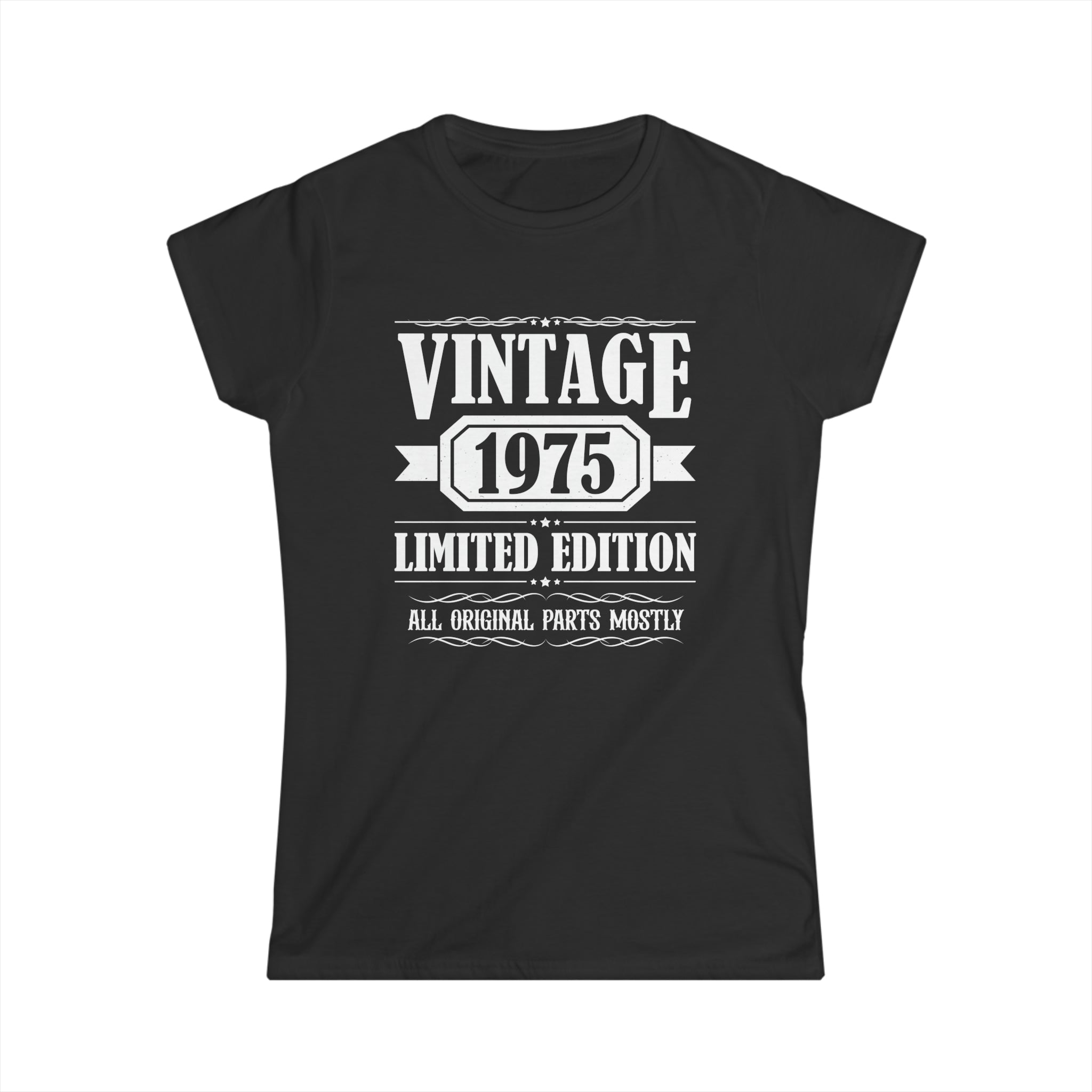 Vintage 1975 TShirt Women Limited Edition BDay 1975 Birthday Womens Shirts