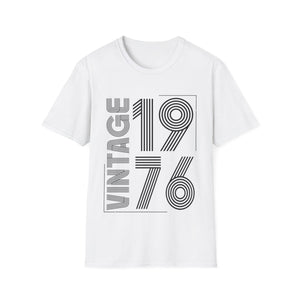 Vintage 1976 T Shirts for Men Retro Funny 1976 Birthday Mens T Shirt