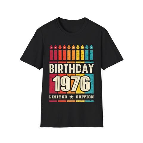 Vintage 1976 TShirt Men Limited Edition BDay 1976 Birthday Men Shirts