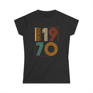 Vintage 1970 TShirt Women Limited Edition BDay 1970 Birthday Women Shirts