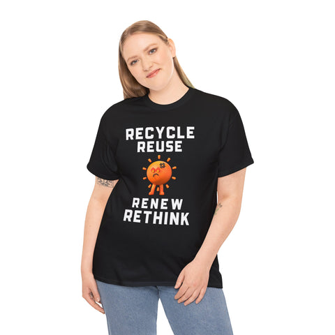 Activism Environment Reuse Renew Rethink Environmental Crisis Womens Plus Size Tops