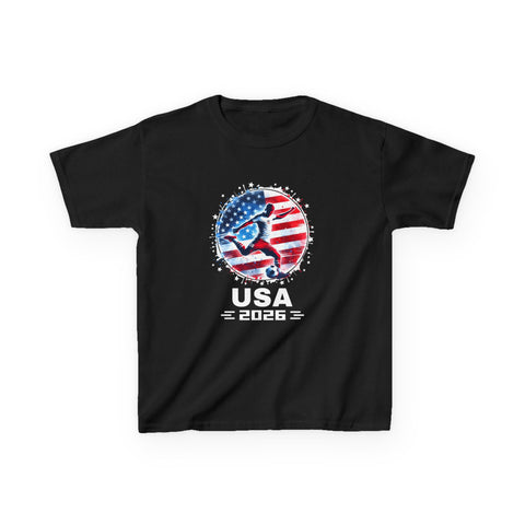 USA Player 2026 Team Boys Kids Girls Youth Teen USA 2026 T-Shirts for Kids Youth