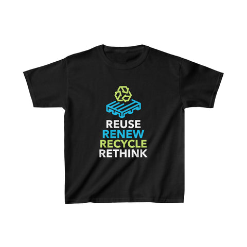 Environmental Earth Day Gift Environment Reduce Reuse Environment Boys Tshirts