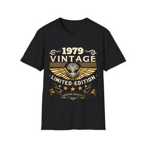 Vintage 1979 T Shirts for Men Retro Funny 1979 Birthday Men Shirts