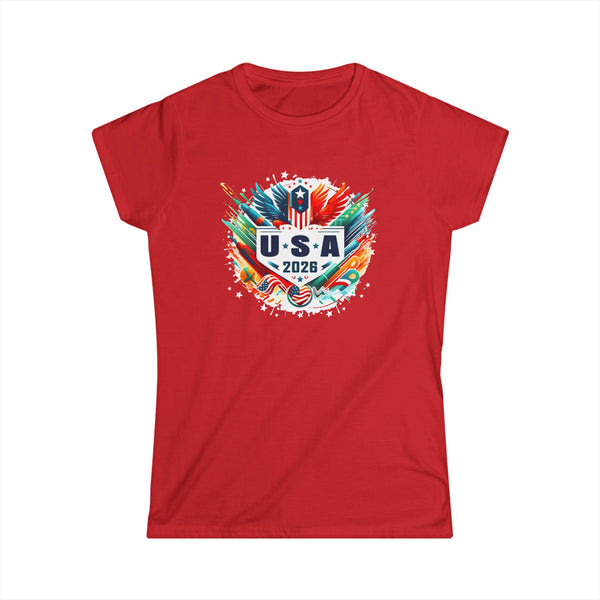USA 2026 Go United States Sport USA Team 2026 USA T-Shirts for Women and Teens