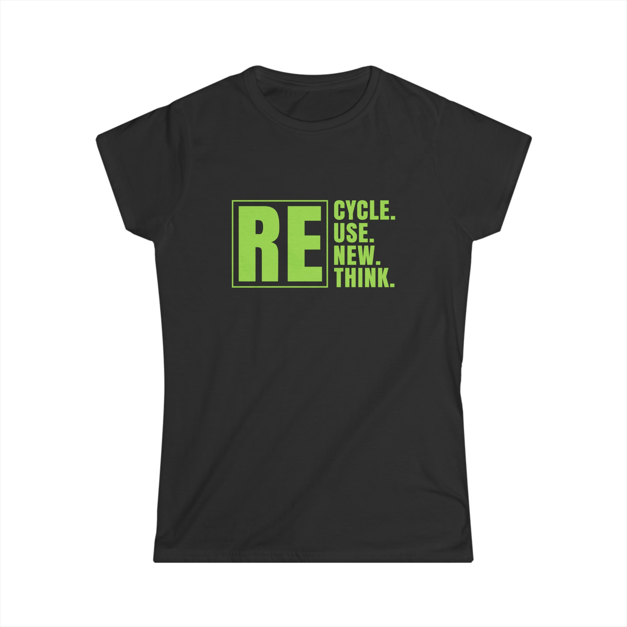 Planet Earth Recycle Symbol T-Shirt Environmentalist Activism Recycle Womens T Shirt