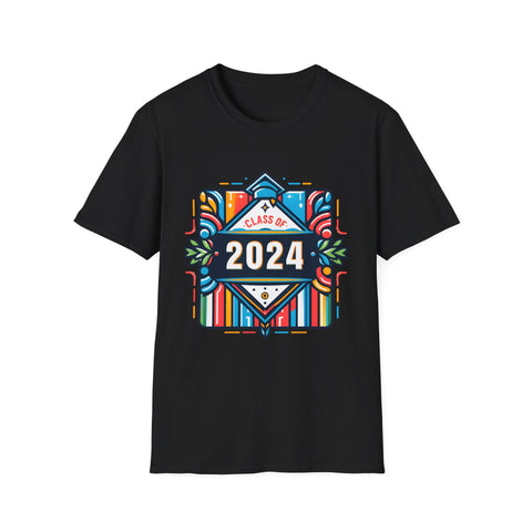 Class of 2024 College University High School Future Graduate Shirts for Men