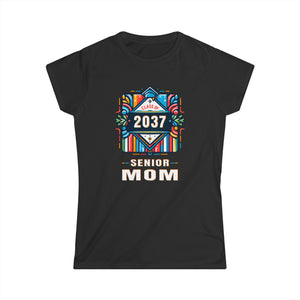 Proud Mom of a Class of 2037 Graduate 2037 Senior Mom 2037 Womens Shirts