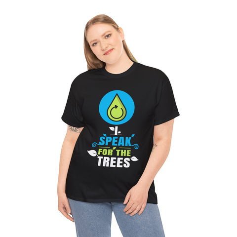 I Speak For Trees Earth Day Save Earth Inspiration Hippie Womens Shirt Plus Size