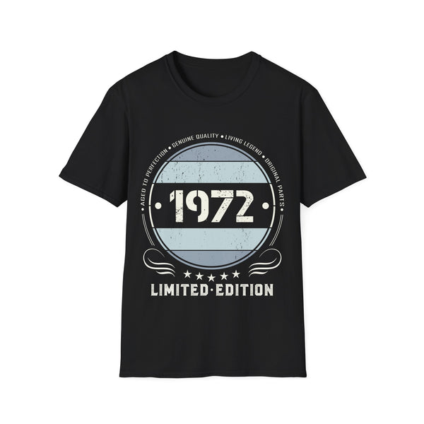 Vintage 1972 T Shirts for Men Retro Funny 1972 Birthday Shirts for Men
