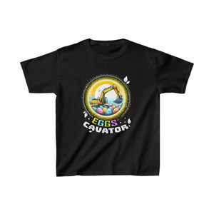 Eggscavator Easter Egg Hunt Construction Trucks Toddler Boys Boys T Shirts