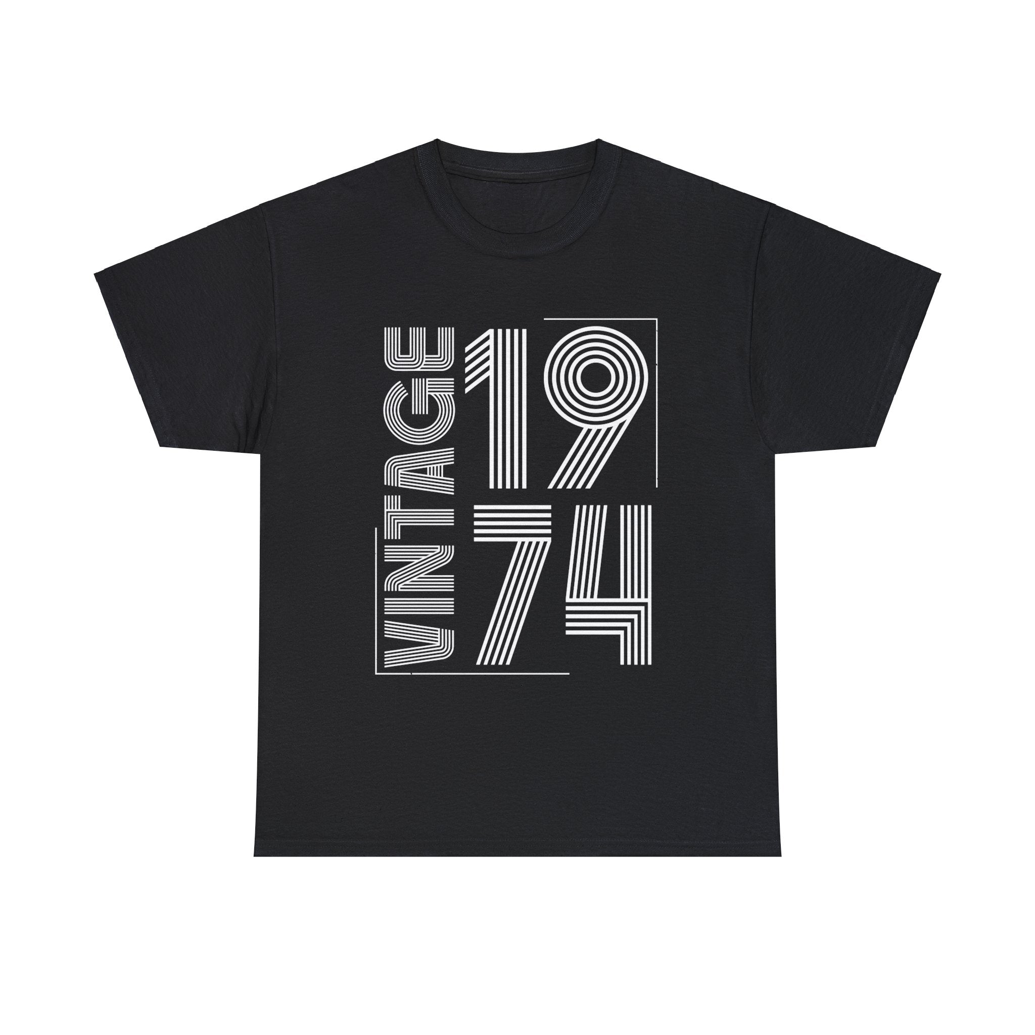 Vintage 1974 T Shirts for Men Retro Funny 1974 Birthday Big and Tall Tshirts Shirts for Men