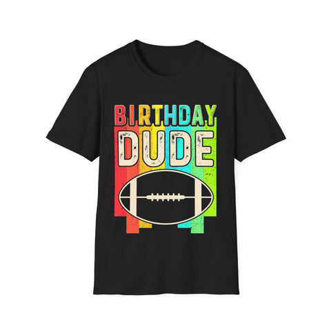 Perfect Dude Football Birthday Boy Shirt Perfect Dude Shirt Mens Birthday Mens T Shirts