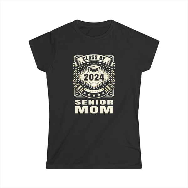 Senior 2024 Senior Mom Senior 2024 Parent Class of 2024 Womens T Shirts