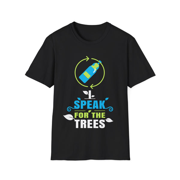 Nature Shirt I Speak For The Trees Save the Planet Mens T Shirts