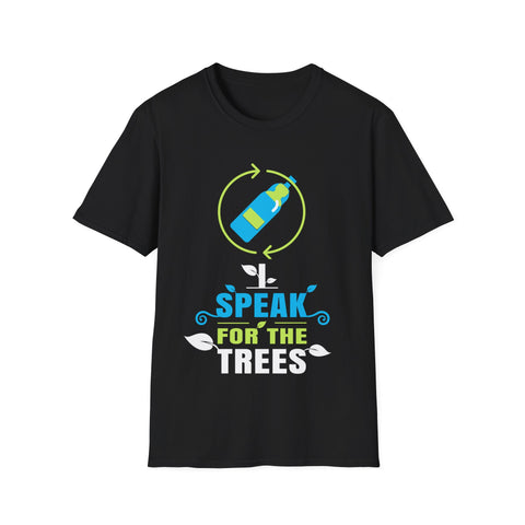 Nature Shirt I Speak For The Trees Save the Planet Mens T Shirts