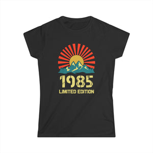 Vintage 1985 Limited Edition 1985 Birthday Shirts for Women Womens T Shirts