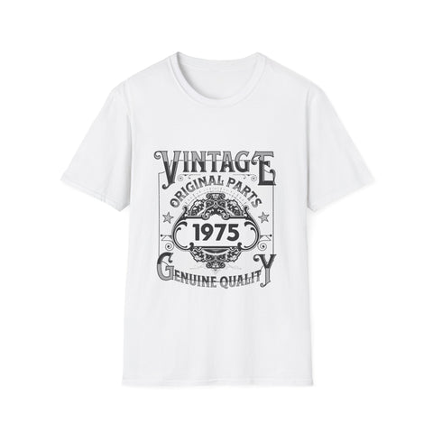 Vintage 1975 TShirt Men Limited Edition BDay 1975 Birthday Mens Tshirts