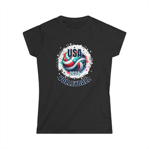 USA 2024 United States American Sport 2024 Volleyball Womens T Shirts