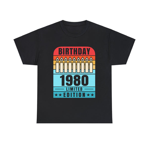 Vintage 1980 TShirt Women Limited Edition BDay 1980 Birthday Womens Plus Size Tops