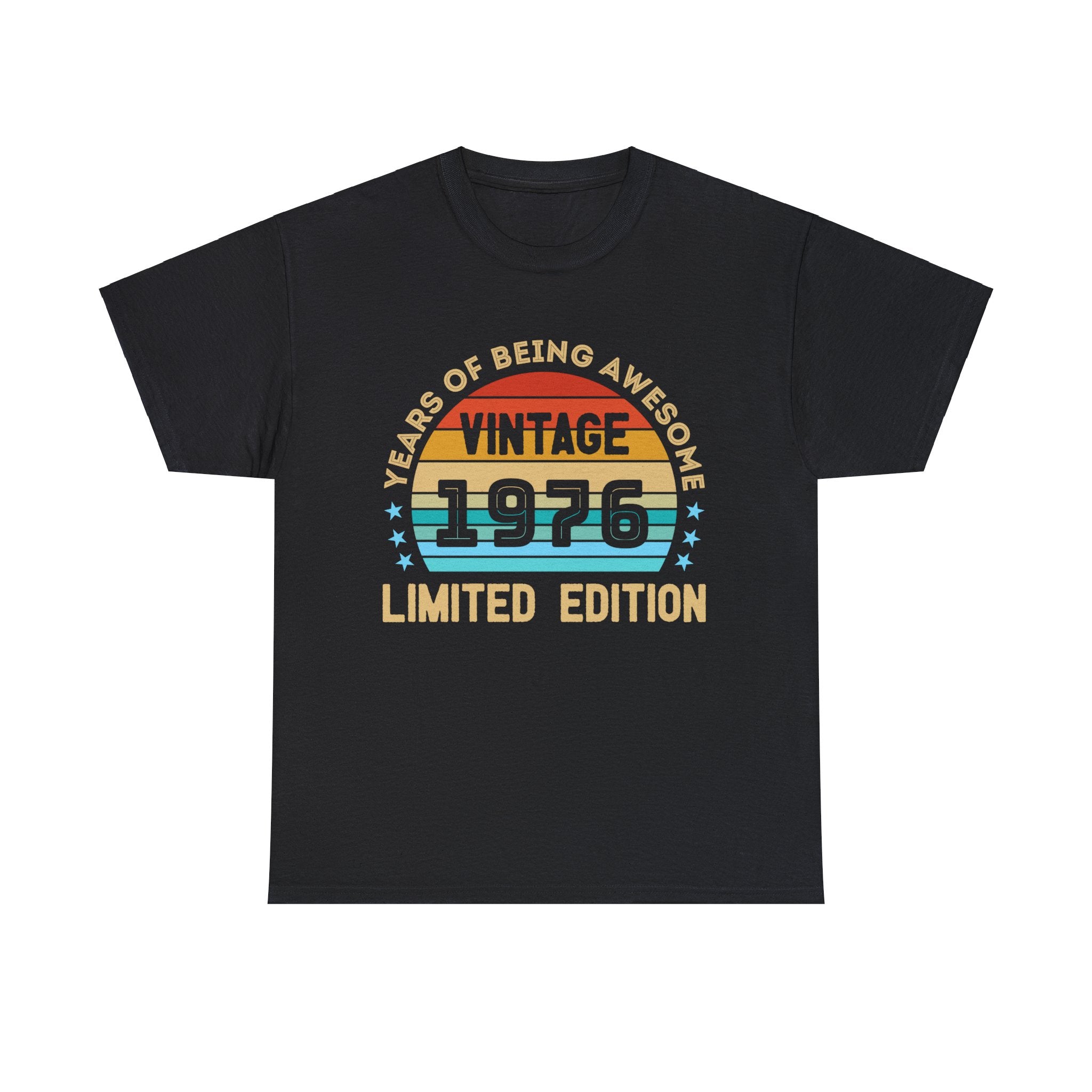 Vintage 1976 T Shirts for Men Retro Funny 1976 Birthday Mens T Shirts Plus Size Big and Tall