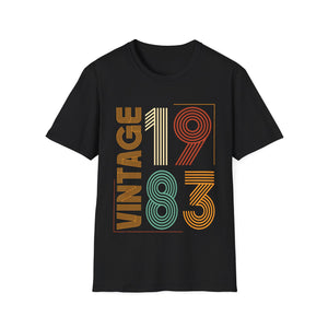 Vintage 1983 TShirt Men Limited Edition BDay 1983 Birthday Mens T Shirts