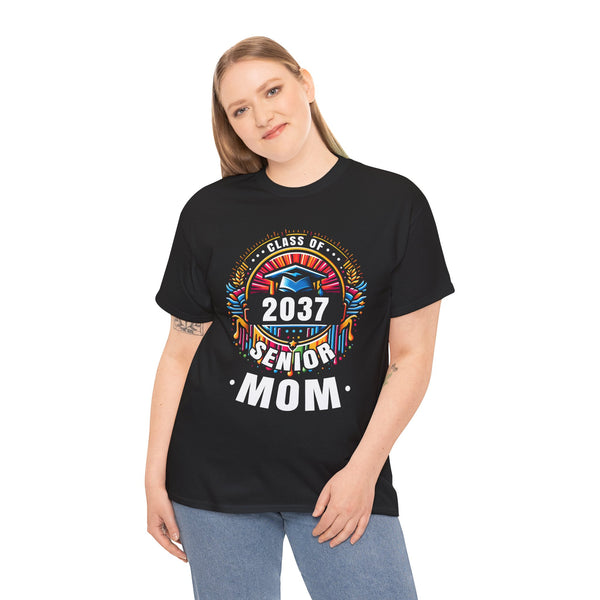 Proud Mom of a Class of 2037 Graduate 2037 Senior Mom 2037 Women Shirts Plus Size