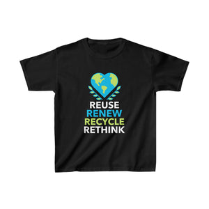 Environment Reuse Renew Rethink Activism Environmental Crisis Earth Day Girl Shirts