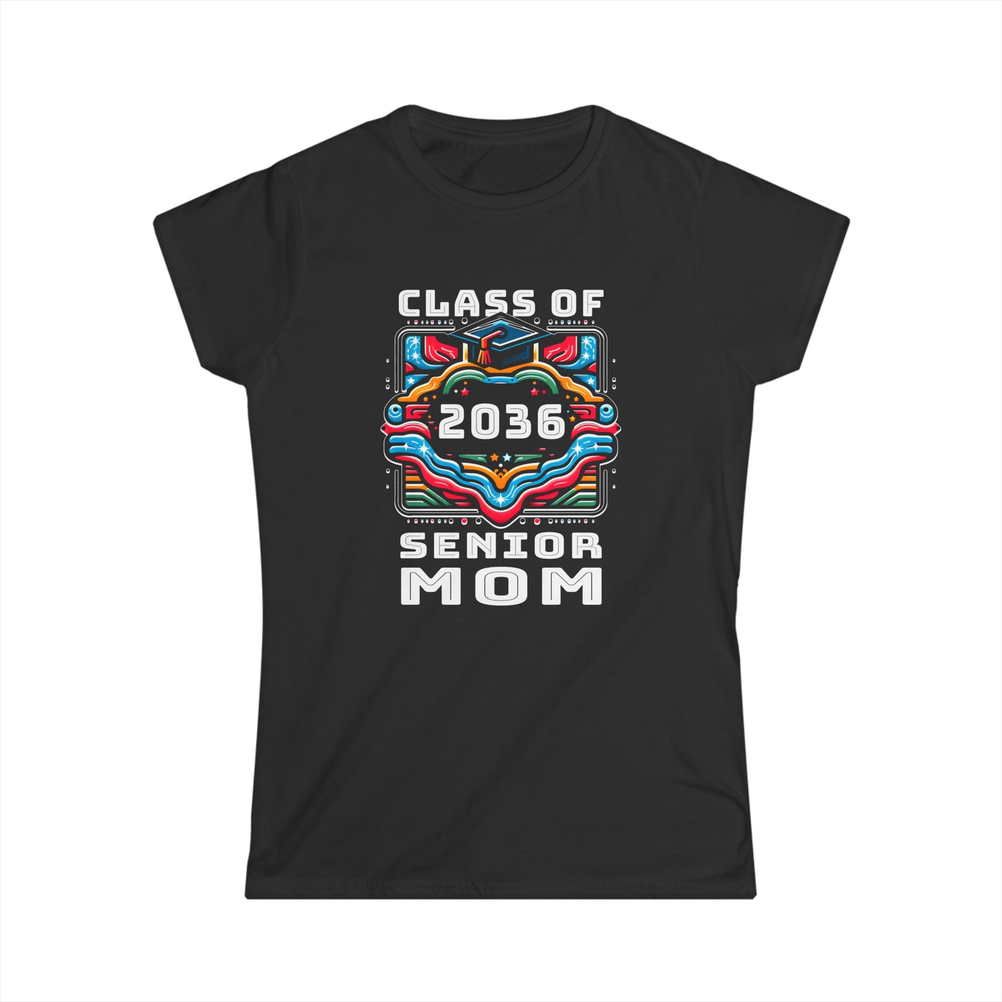 Proud Mom Class of 2036 Senior Graduate 2036 Gifts Senior 36 Women Shirts