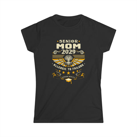 Proud Senior Mom Shirt Class of 2029 Decorations 2029 Womens T Shirt
