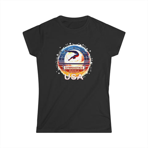 USA 2024 Games United States Sport 2024 USA Mens Gymnastics Womens Shirts