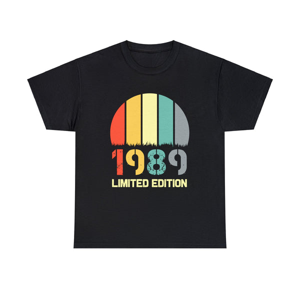 Vintage 1989 TShirt Men Limited Edition BDay 1989 Birthday Mens Shirt Plus Size Big and Tall