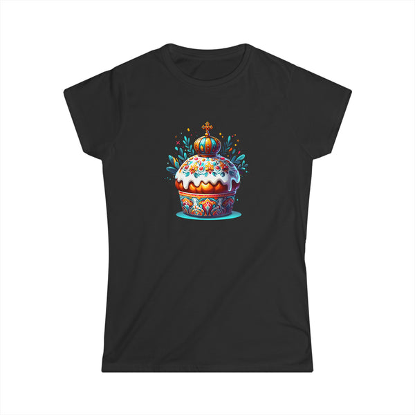 Christ is Risen Russian Greek Eastern Orthodox Pascha Easter Shirts for Women