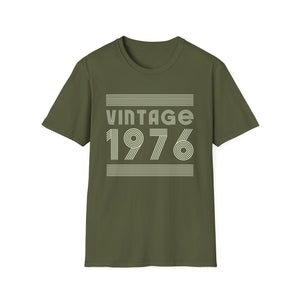 Vintage 1976 T Shirts for Men Retro Funny 1976 Birthday Shirts for Men