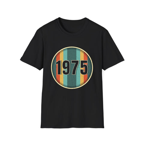 Vintage 1975 Birthday Shirts for Men Funny 1975 Birthday Mens T Shirts