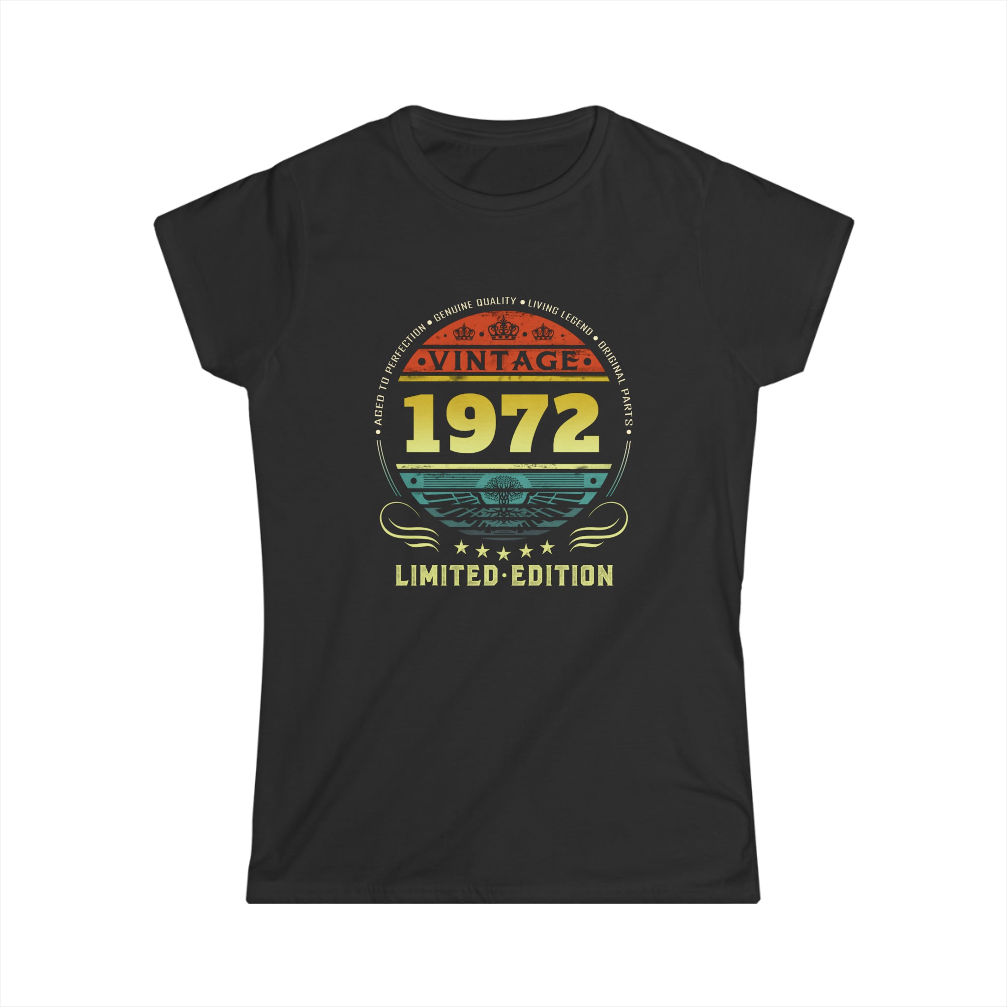 Vintage 1972 Limited Edition 1972 Birthday Shirts for Women Womens Shirts