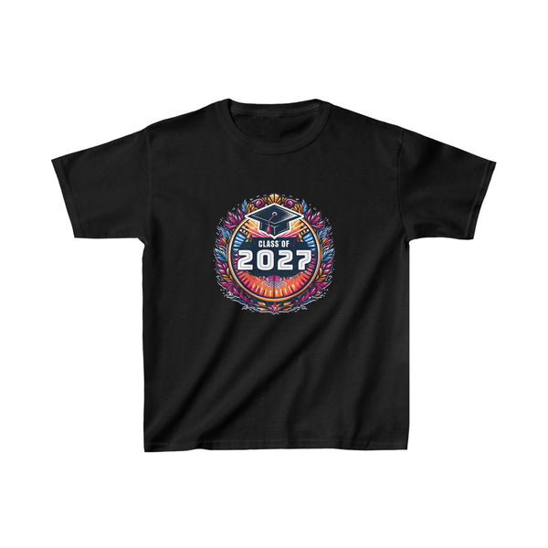 Class of 2027 Grow With Me Graduation 2027 Boys Tshirts