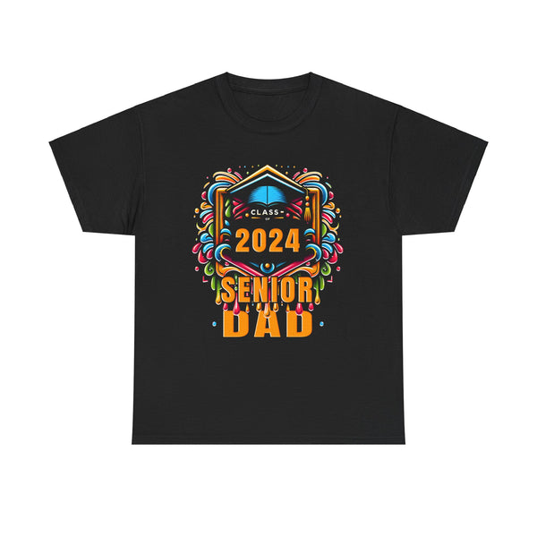 Senior Dad 2024 Proud Dad Class of 2024 Dad of the Graduate Big and Tall Tshirts Shirts for Men