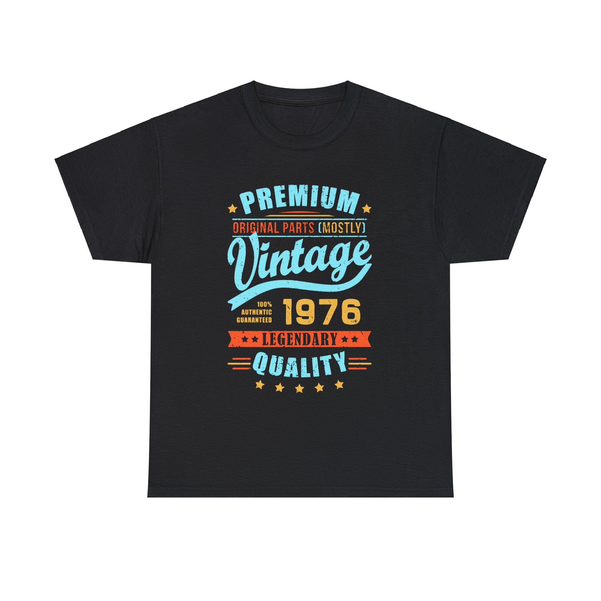 Vintage 1976 TShirt Men Limited Edition BDay 1976 Birthday Big and Tall Tshirts Shirts for Men