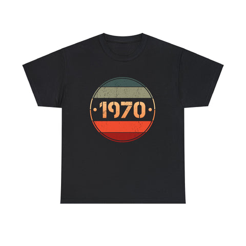Vintage 1970 Limited Edition 1970 Birthday Shirts for Men Shirts for Men Plus Size Big and Tall