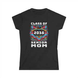 Proud Mom Class of 2038 Senior Graduate 2038 Gifts Senior 38 Womens Shirts