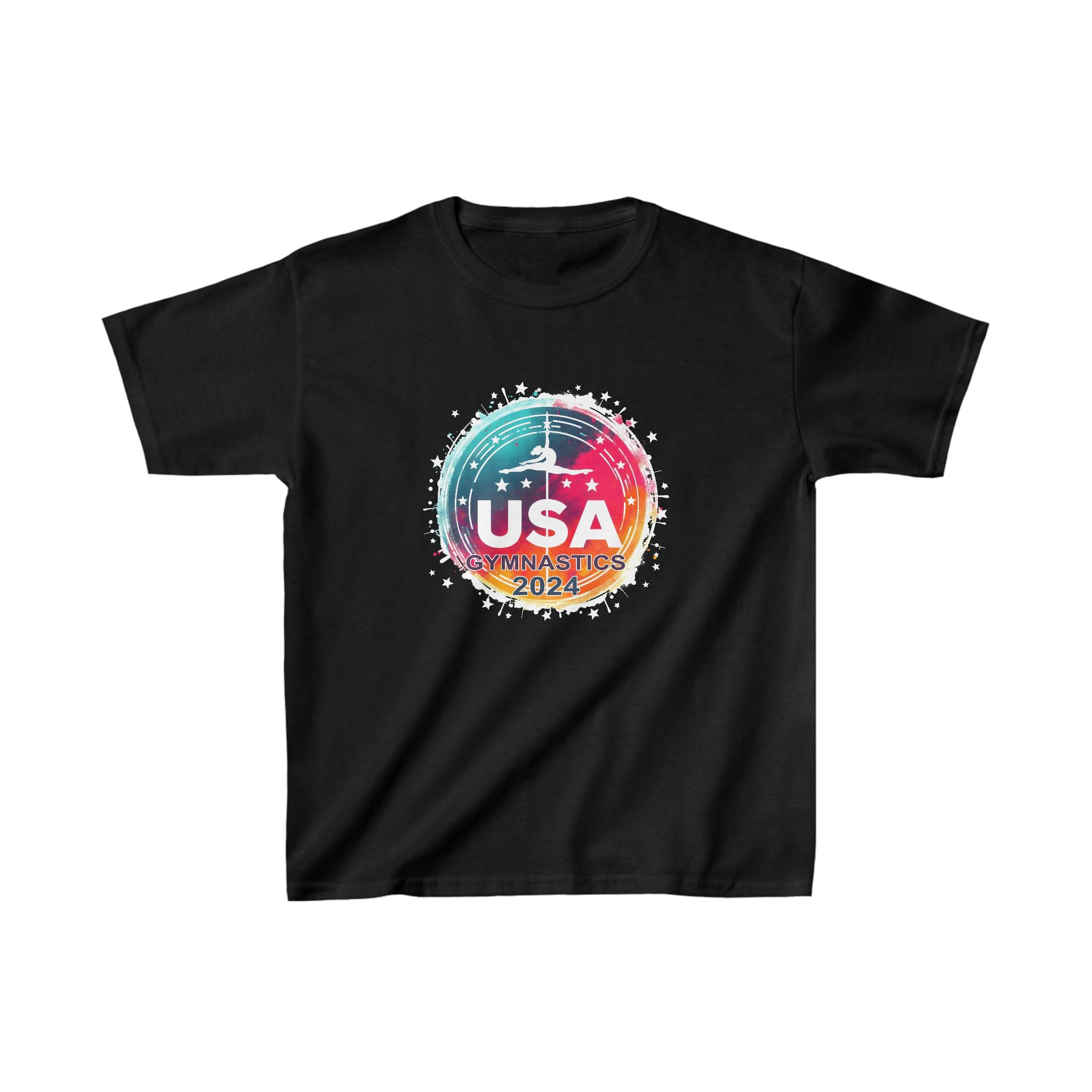 USA 2024 Games United States Gymnastics America 2024 USA T Shirts for Boys