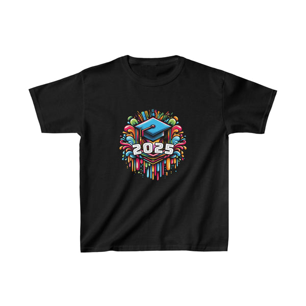 Class of 2025 College University High School Future Graduate Boys Tshirts