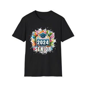 Class of 2024 Graduation School Vintage Senior 2024 Mens Shirt