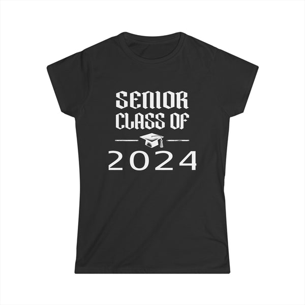 Class of 2024 Shirt Class of 2024 Graduate 2024 Senior 2024 Women Tops