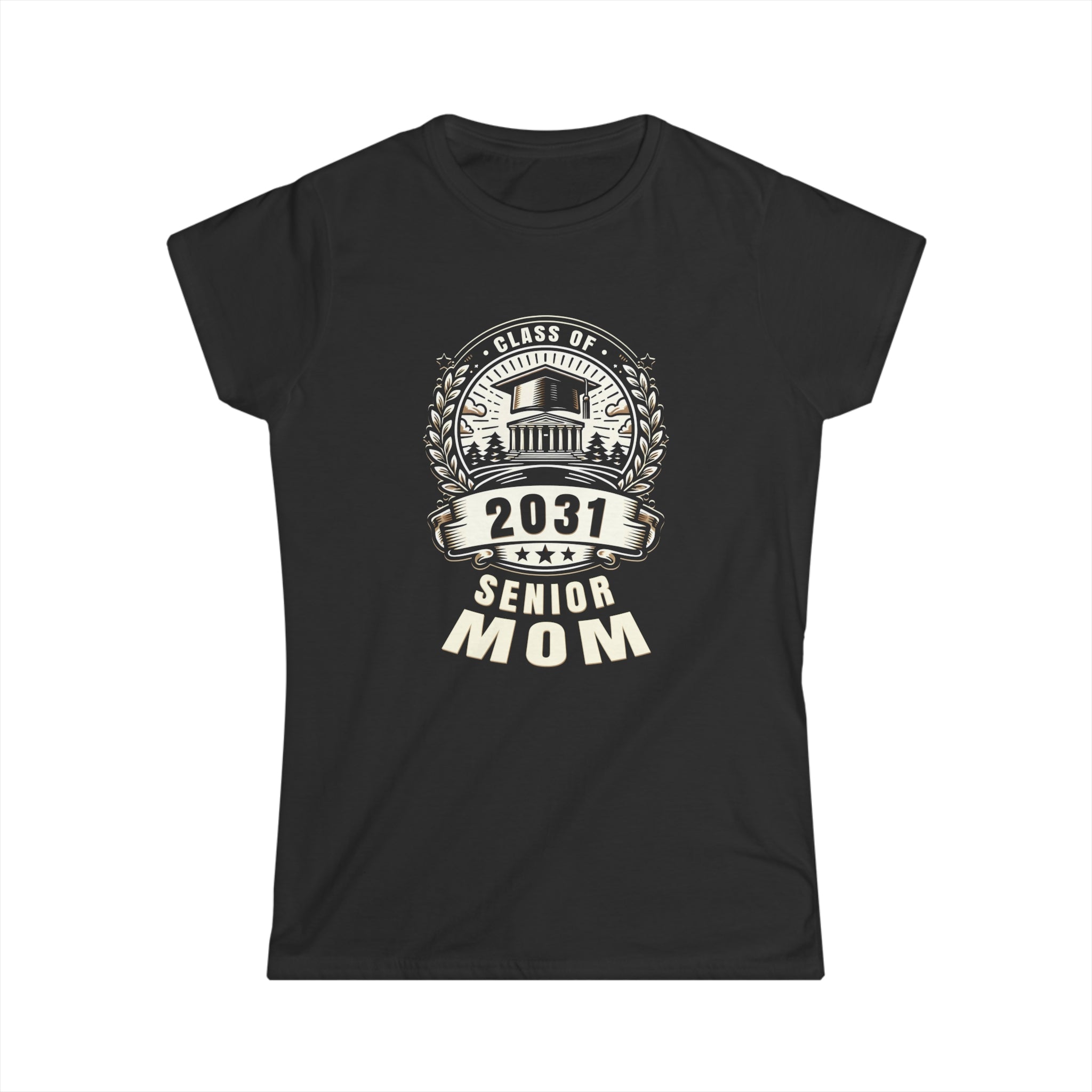 Senior 2031 Class of 2031 for College High School Senior Mom Womens Shirt